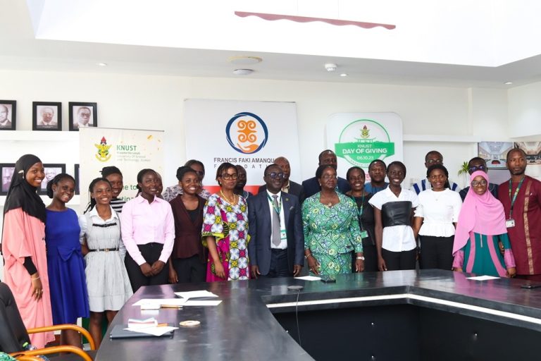 Six KNUST Students Benefit From Francis Faki Amanquah Foundation Scholarship Awards